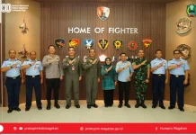 Bupati Magetan dan Forkopimda Silaturahmi dengan Danlanud Iswahjudi