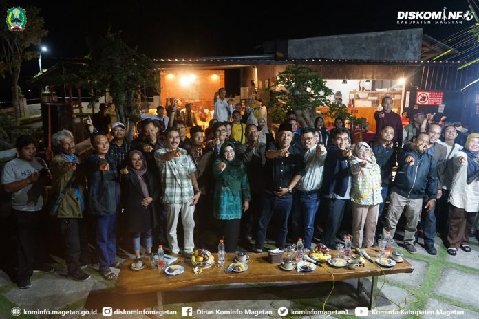 Gayeng, Pemkab Magetan Gelar Cangkrukan Bareng Insan Pers Magetan –