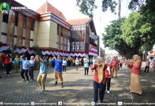 Hari Kedua Lomba Permainan Tradisional Di Lingkungan Setda, Tetap Semarak dan Meriah