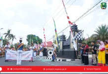 Pawai Budaya Meriahkan HUT ke-80 RI di Kabupaten Magetan
