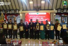 Pemkab Magetan Berikan Sejumlah Penghargaan di Malam Resepsi Kenegaraan