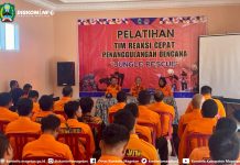 Personel TRC BPBD Magetan Dilatih Jungle Rescue
