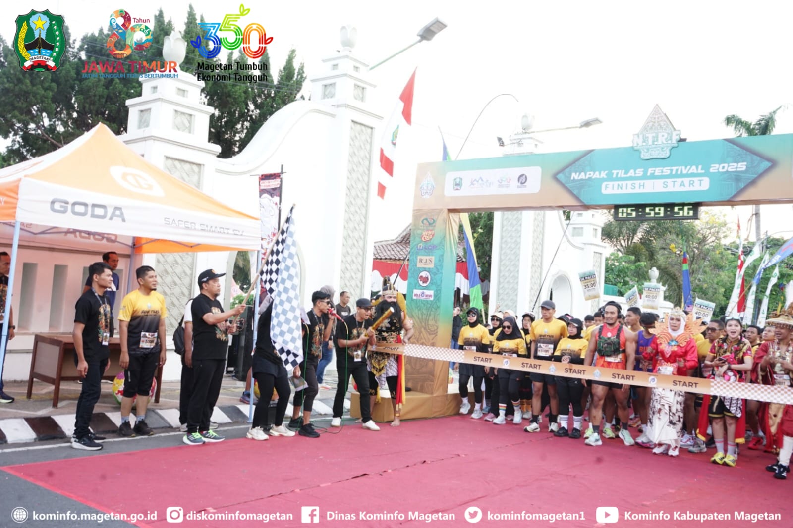 Semangat NTRF 5K Warnai Hari Jadi ke-350 Magetan, Kang Suyat