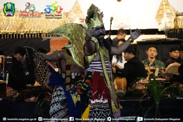 Tampilan Tari Kajari Meriahkan Resepsi Hari Jadi Kabupaten Magetan –