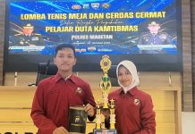 Marissa Aurellia Muzakki, Murid SMAN 1 Magetan Menyabet Juara 1 LCC dan Duta Kamtibmas Polres Magetan 2025 Marissa Aurellia Muzakki, Murid SMAN 1 Magetan Menyabet Juara 1 LCC dan Duta Kamtibmas Polres Magetan 2025