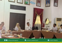 Bupati Magetan Hadiri Rapat Koordinasi Pengendalian Alih Fungsi Lahan Sawah dan Mitigasi Bencana