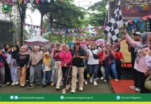 Bupati Magetan Nanik Berangkatkan Jalan Santai HUT ke-9 Are You Kosmetik