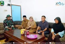 Jenguk Korban Kecelakaan Kerja di Sidomulyo, Bupati Nanik Sumantri Tekankan Pentingnya Jaminan Sosial Pekerja Konstruksi