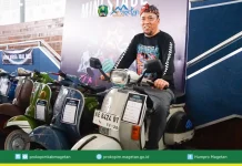 Ratusan Scooteris Padati GOR Ki Mageti, Semarakkan Magetan Scooter Kumandang 2026
