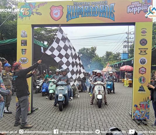 Ratusan Scooteris, Padati GOR Ramaikan Magetan Scooter Kumandang 2026
