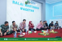 Resmikan Balai Wartawan, Bupati Magetan, Ini Reward atas Dedikasi Rekan Media