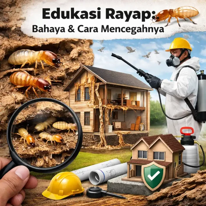 Kenali Bahaya Rayap dan Cara Mencegahnya di Rumah