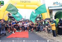 Lestarikan Wisata Ketupat Desa Turi, Ratusan Peserta Ikuti Fun Run Kampung NU