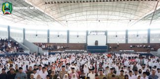 Seribu Anak Yatim Tersenyum, Kolaborasi BAZNAS dan Pemkab Magetan Hadirkan Secercah Harapan di Bulan Suci