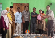 BPBD Magetan Salurkan Tambahan Gizi untuk Anak Asuh Stunting di Desa Kuwonharjo