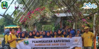 Tingkatkan Ekonomi Keluarga, BUMDesma Dewi Laksmi Kartoharjo Gelar Pelatihan Abon Lele
