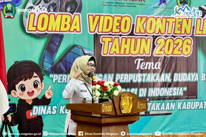 Puluhan Pelajar Magetan Ramaikan Lomba Video Konten Literasi Dinas Arpus