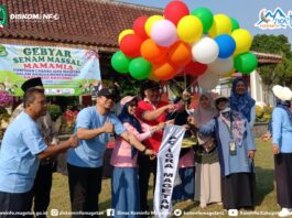 Ratusan Siswa Padati Alun-Alun, Ikuti Gebyar Senam Mamamia IGRA Magetan