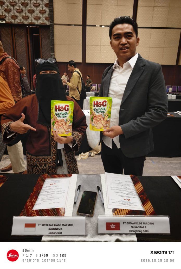 Dulu Hanya Bisa Melihat TEI Lewat Instagram, Kini Keripik Tempe H&G Resmi MoU dengan Buyer Hong Kong2